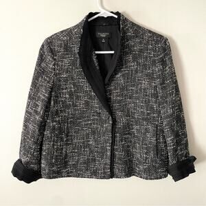 Talbots One Button Tweed Blazer Size 8P